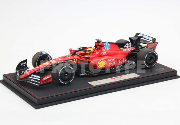 Ferrari - F1 SF-23 n°44 (2025) 1:18 - Lewis Hamilton Fiorano Test Luxury Case - BBR