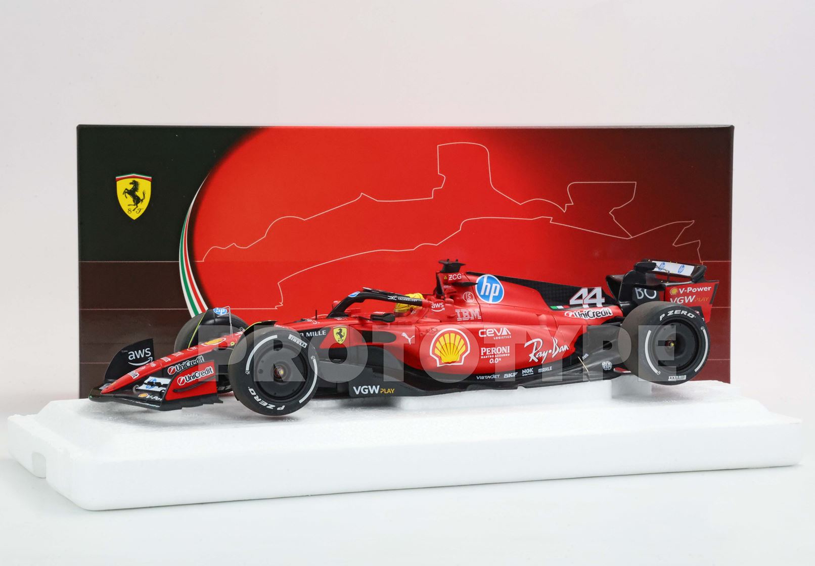Ferrari SF-23 1/18 BBR Models 限定200個 1/18 BBR 2025 Formula 1 Ferrari SF23 Test Fiorano #38 Guanyu Zhou
