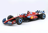 Ferrari - F1 SF-24 n°16 (2024) 1:18 - USA Miami GP - Charles Leclerc - Polyfoam -Blue Livery - BBR