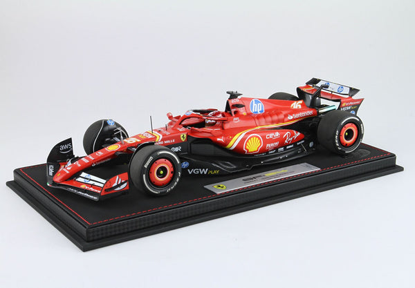 Ferrari - F1 SF-24 n°16 (2024) 1:18 Luxury Case - Charles Leclerc - Winner Monaco GP - BBR