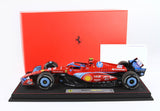 Ferrari - F1 SF-24 n°55 (2024) 1:18 - USA Miami GP - Carlos Sainz - Luxury Pack - Blue Livery - BBR