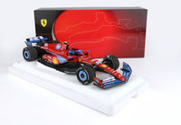 Ferrari - F1 SF-24 n°55 (2024) 1:18 - USA Miami GP - Carlos Sainz - Polyfoam - Blue Livery - BBR