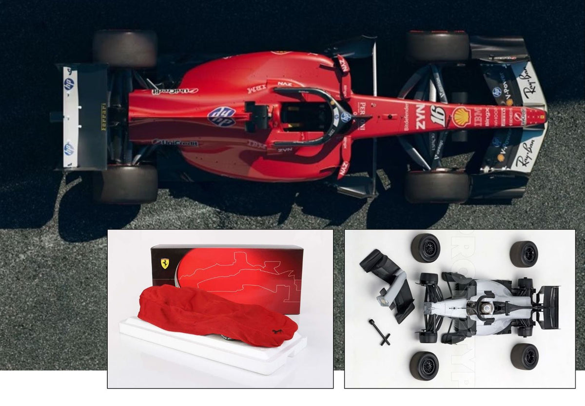 Ferrari - SF26 n°16 (2026) 1:18 - Italy GP, Monza - Charles Leclerc - Michael Schumacher Tribute - Polyfoam - BBR2618E16 - BBR