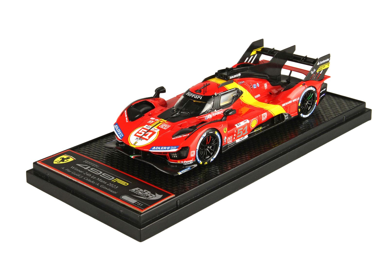 Ferrari 499P Hypercar N*51 Winner Le Mans 2023 1:43 - BBR – Triple 