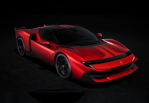 Ferrari 849 Testarossa (2025) 1:43 - Rosso Magma & Red Stripe - Assetto Fiorano - BBRC329D - BBR