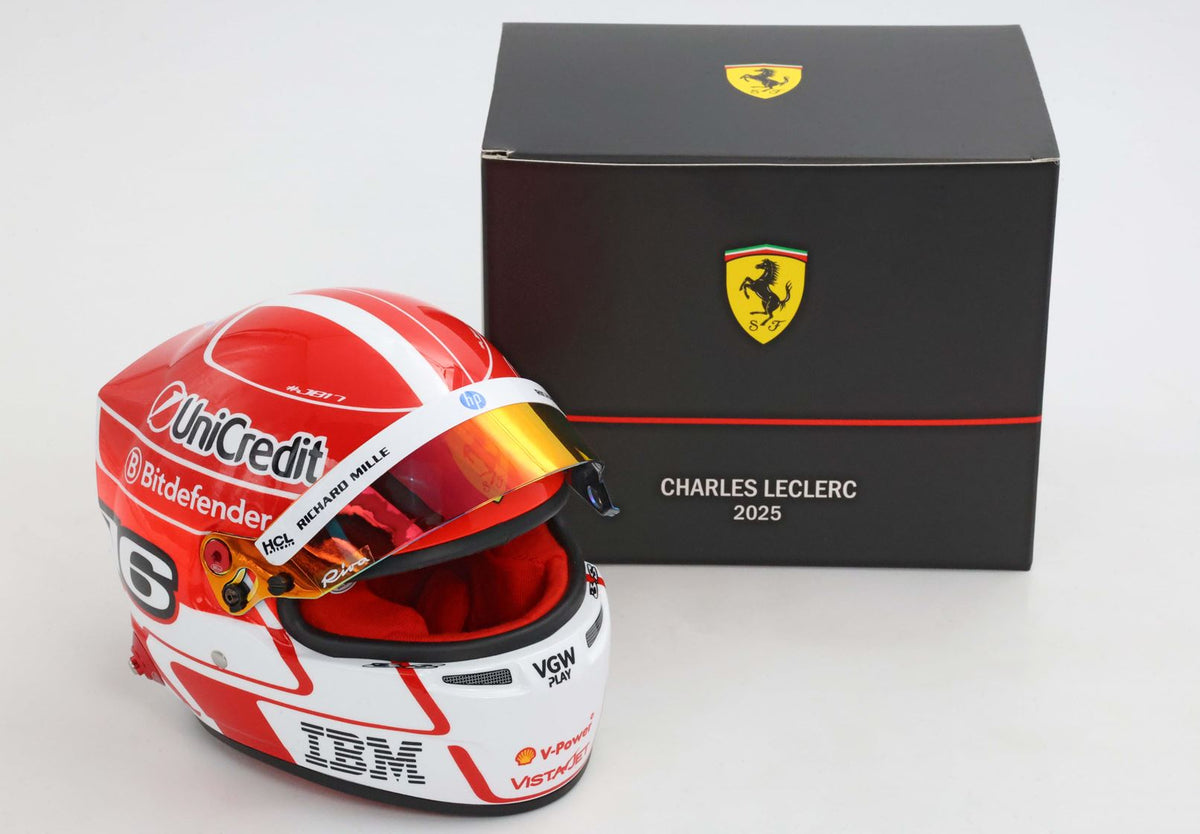 Charles Leclerc 2025  Helmet Ferrari - 1:2 - Bell