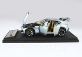 Ferrari - Purosangue 1:43 - Diecast - Apribile - Panoramic Roof - Grigio Titanio - BBR