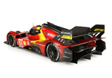 Ferrari 499P Hypercar N*51 2023 1:18 - Le Mans Winner Dirty END OF THE RACE -  Plexi Case - BBR