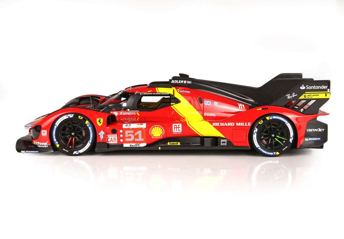 Ferrari 499P Hypercar N*51 2023 1:18 - Le Mans Winner - Special Plexi Case - BBR