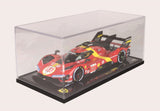 Ferrari 499P Hypercar N*51 2023 1:18 - Le Mans Winner - Limited Edition 499 Pieces- Plexi Case - BBR