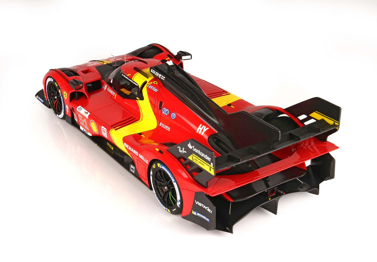 Ferrari 499P Hypercar N*51 2023 1:18 - Le Mans Winner - Special Plexi Case - BBR