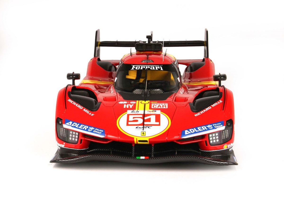 Ferrari 499P Hypercar N*51 2023 1:18 - Le Mans Winner - Special Plexi Case - BBR