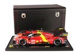 Ferrari 499P Hypercar N*51 2023 1:18 - Le Mans Winner - Limited Edition 499 Pieces- Plexi Case - BBR