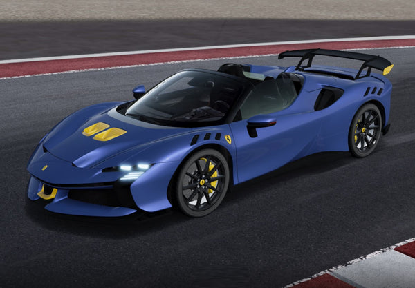 Ferrari - SF90 XX - 1:18 - Spider Blu Elettrico - With Showcase - BBR