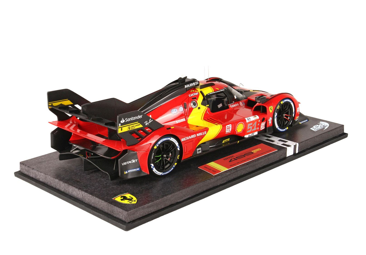 Ferrari 499P Hypercar N*51 2023 1:18 - Le Mans Winner - Special Plexi Case - BBR