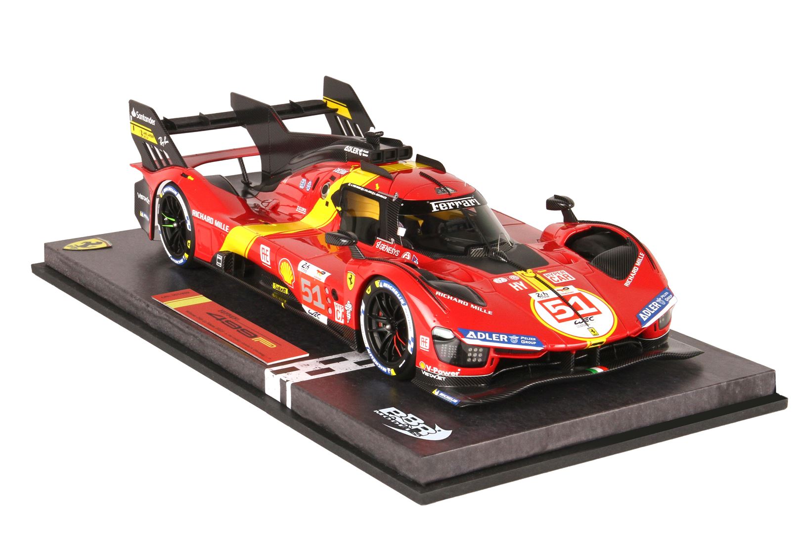 2023 Ferrari 499P winner Le Mans Car #51 in 1:18 scale by BBR 2023 Ferrari 499P winner Le Mans Car #51 in 1:18 scale by BBR