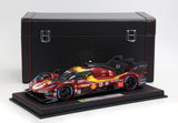 Ferrari 499P car n. 51 - 3rd Qatar 1812km 2025 with Showcase - 1/18 - BBR MODELS