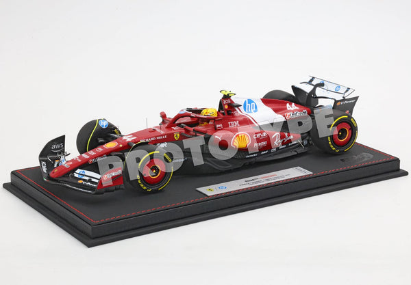 Ferrari - F1 SF-25 n°44 (2025) 1:18 - Lewis Hamilton - China GP - Winner Sprint Race - P18267A44DIE - Luxury Pack - BBR