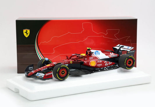 فيراري - F1 SF-24 n°55 (2024) 1:18 - كارلوس ساينز - الفائز بجائزة أستراليا الكبرى - Looksmart
