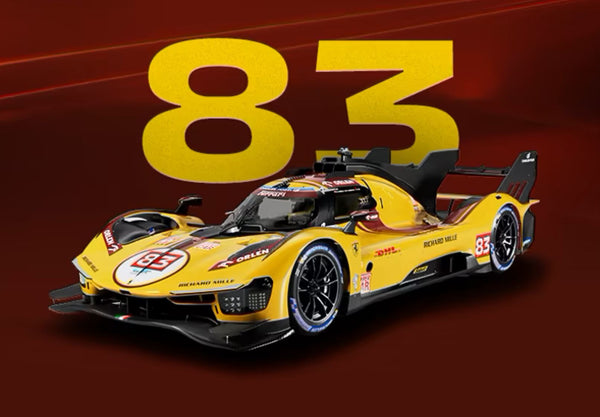 Ferrari 499P n°83 (2025) 1:12 - Winner 24H Le Mans - Kubica - Ye - Hanson - BBR1228C - BBR