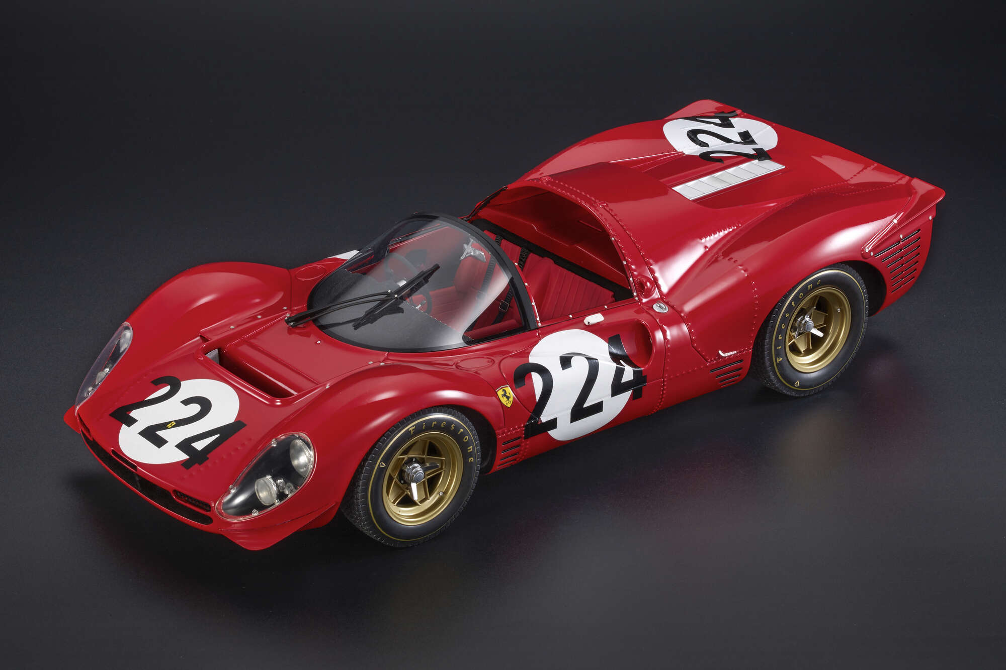 FERRARI 330 P4 Spider (1967) 1:12 - nr. 224 TMR1257B - N. Vaccarella / –  Triple Crown ModelStore