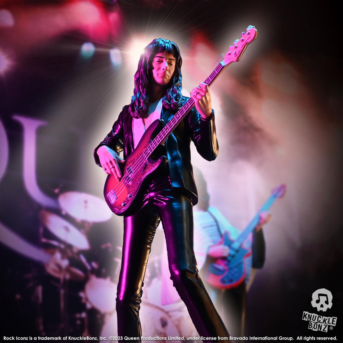 Queen Rock Iconz Statue - John Deacon II (Sheer Heart Attack Era) 23 cm