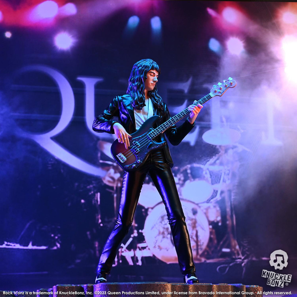 Queen Rock Iconz Statue - John Deacon II (Sheer Heart Attack Era) 23 cm
