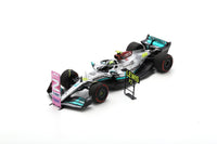 Mercedes - AMG F1 W13E n.44 (2022) 1:43 - 2nd Brazil GP - Lewis Hamilton - With Pit Board - Spark