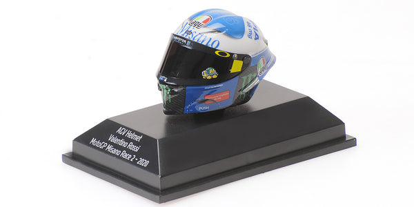 Valentino Rossi - Helmet AGV - 1:8 - 2020 - Misano Race 2 - Minichamps