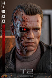 Terminator 2 - Movie Masterpiece - Action Figure - 1/6 (32 cm) - T-800 Battle - Damaged Version 2.0  - Hot Toys