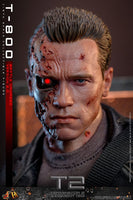 Terminator 2 - Movie Masterpiece - Action Figure - 1/6 (32 cm) - T-800 Battle - Damaged Version 2.0  - Hot Toys