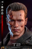 Terminator 2 - Movie Masterpiece - Action Figure - 1/6 (32 cm) - T-800 Battle - Damaged Version 2.0  - Hot Toys