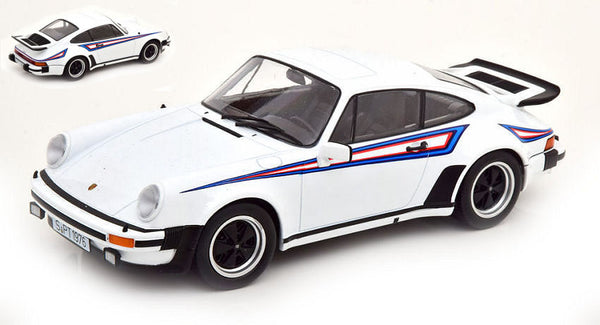 PORSCHE 911 (930) TURBO 3.0 1976 WHITE/MARTINI 1:18