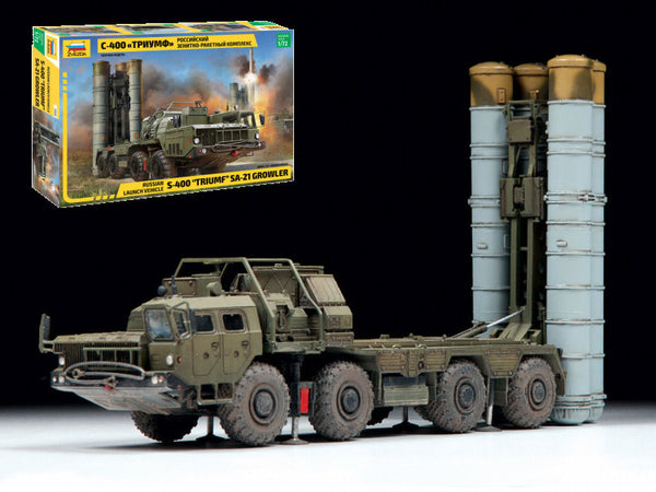 RUSSIAN LAUNCH VEHICLE A-400 TRIUMF MISSILE SYSTEM KIT 1:72