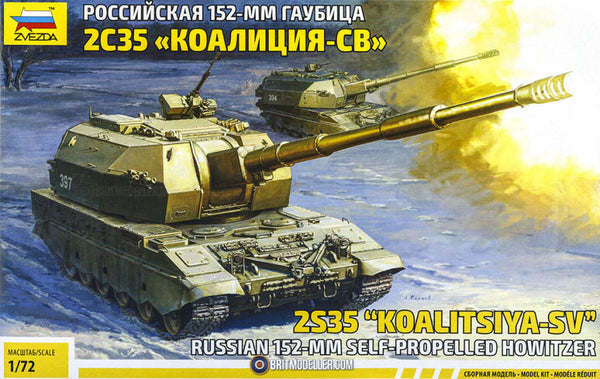 KOALITSYA-SV SELF PROPELLED HOWITZER KIT 1:72