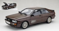 AUDI QUATTRO ROAD CAR METALLIC BROWN 1:18