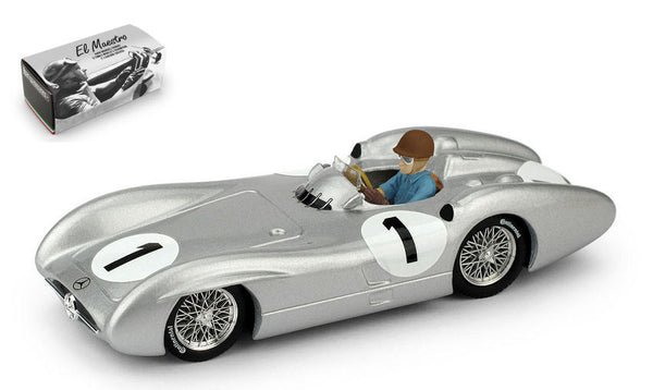 MERCEDES W 196 J.M.FANGIO 1954 N.1 4th GR.BRITAIN GP WORLD CHAMPION 1:43