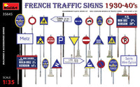 FRENCH TRAFFIC SIGNS 1930-40s KIT 1:35