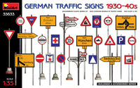 GERMAN TRAFFIC SIGNS 1930-40s KIT 1:35