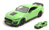 FORD MUSTANG SHELBY GT500 2020 LIGHT GREEN 1:24