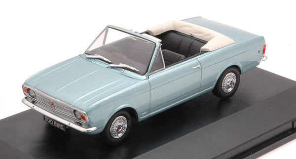 FORD CORTINA MKII CRAYFORD CONVERTIBLE LIGHT BLUE CANOPY OPEN 1:43