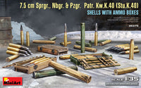 Kw.K.40 SHELLS WITH AMMO BOXES KIT 1:35