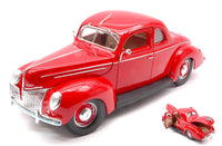 FORD DELUXE COUPE 1939 RED 1:18