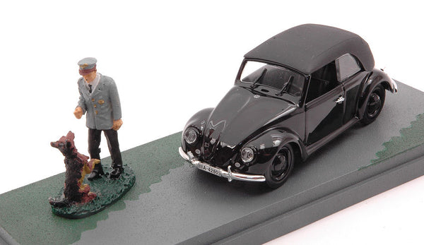 VW MAGGIOLINO CABRIO 1938 NIDO DELL'AQUILA W/HITLER AND BLONDIE 1:43