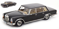 MERCEDES 600 SWB W100 1963 BLACK 1:18