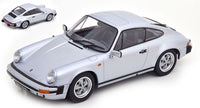 PORSCHE 911 CARRERA 3.2 COUPE' 1988 SILVER 1:18