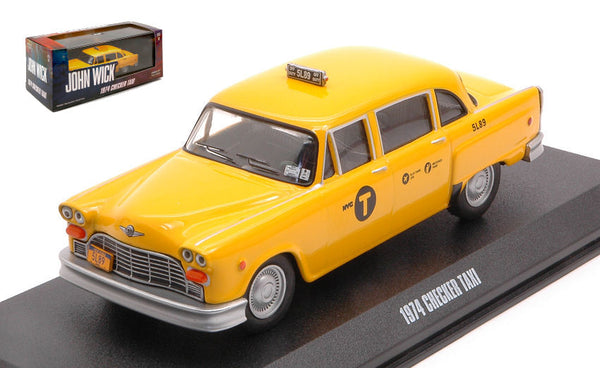 CHECKER 1974 N.Y.C.TAXI "JOHN WICK CHAPTER 3 PARABELLUM 2019" 1:43