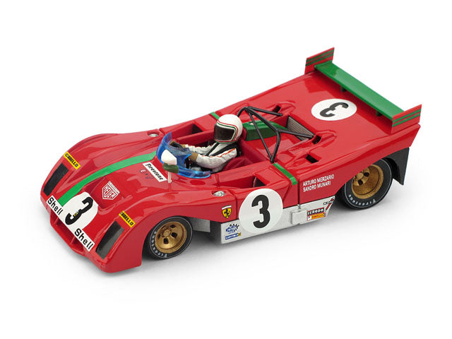 自動車 1/43 Ferrari312PB '72 Targa Florio FERRARI 312 PB N.3 WINNER TARGA FLORIO 1972 W/S.MUNARI 1:43