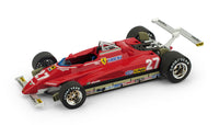 FERRARI 126 C2 G.VILLENEUVE 1982 N.27 3rd LONG BEACH DISQUALIFY 1:43