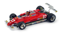 FERRARI 126 C 2 G.VILLENEUVE 1982 N.27 LONG BEACH GP W/PILOTE 1:43